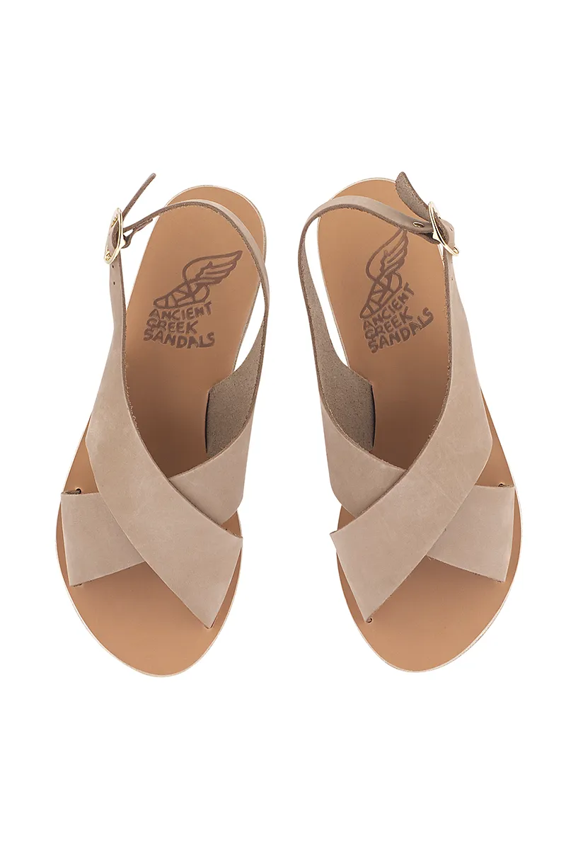 Maria Nubuck Sandals in Canapa