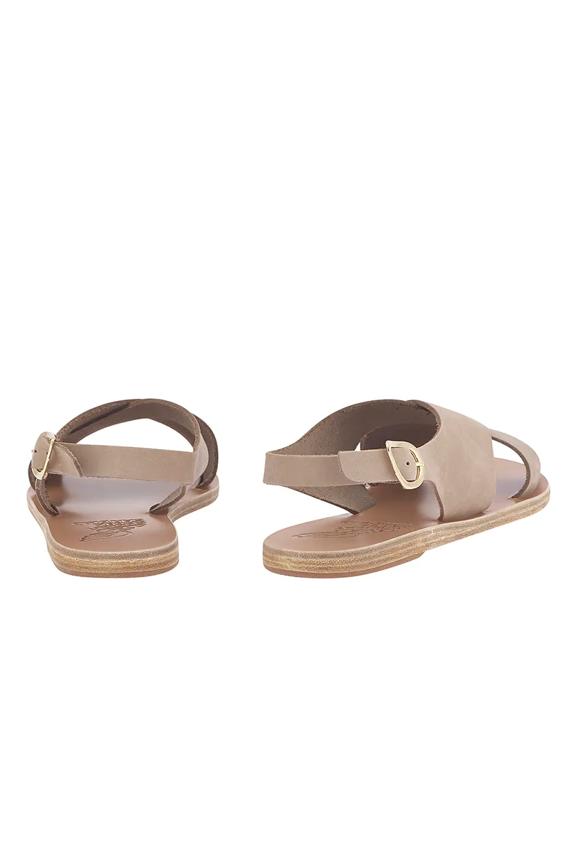 Maria Nubuck Sandals in Canapa