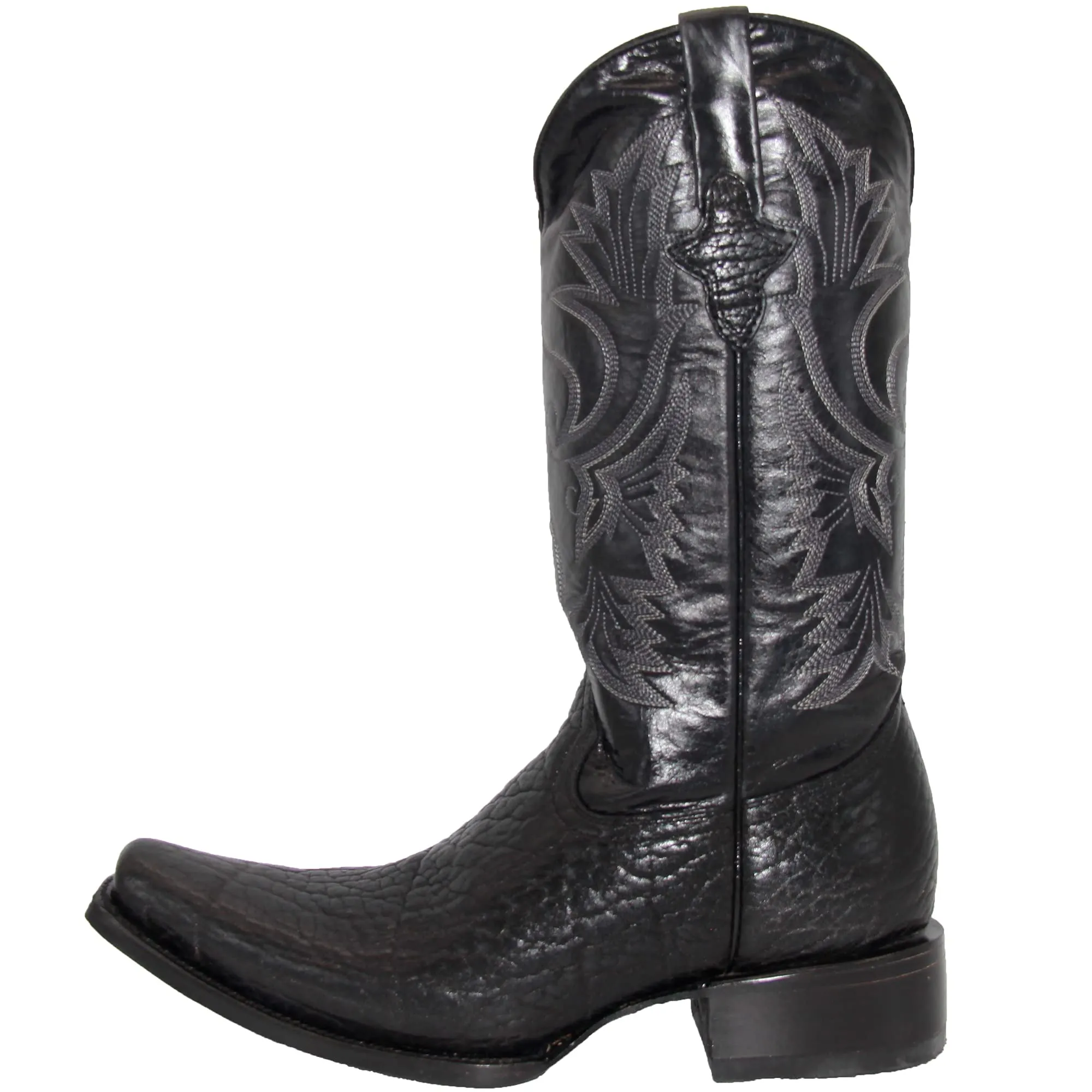 Men’s Genuine Leather Luxury Bull Neck Cowboy Boot