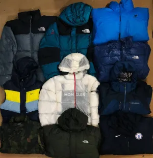 Moncler/TNF The North Face And Other Brands Puffer Jackets 20 Pieces Bundle