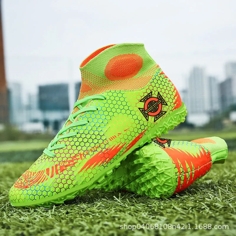 New High-Top Adult Soccer Cleats, Training