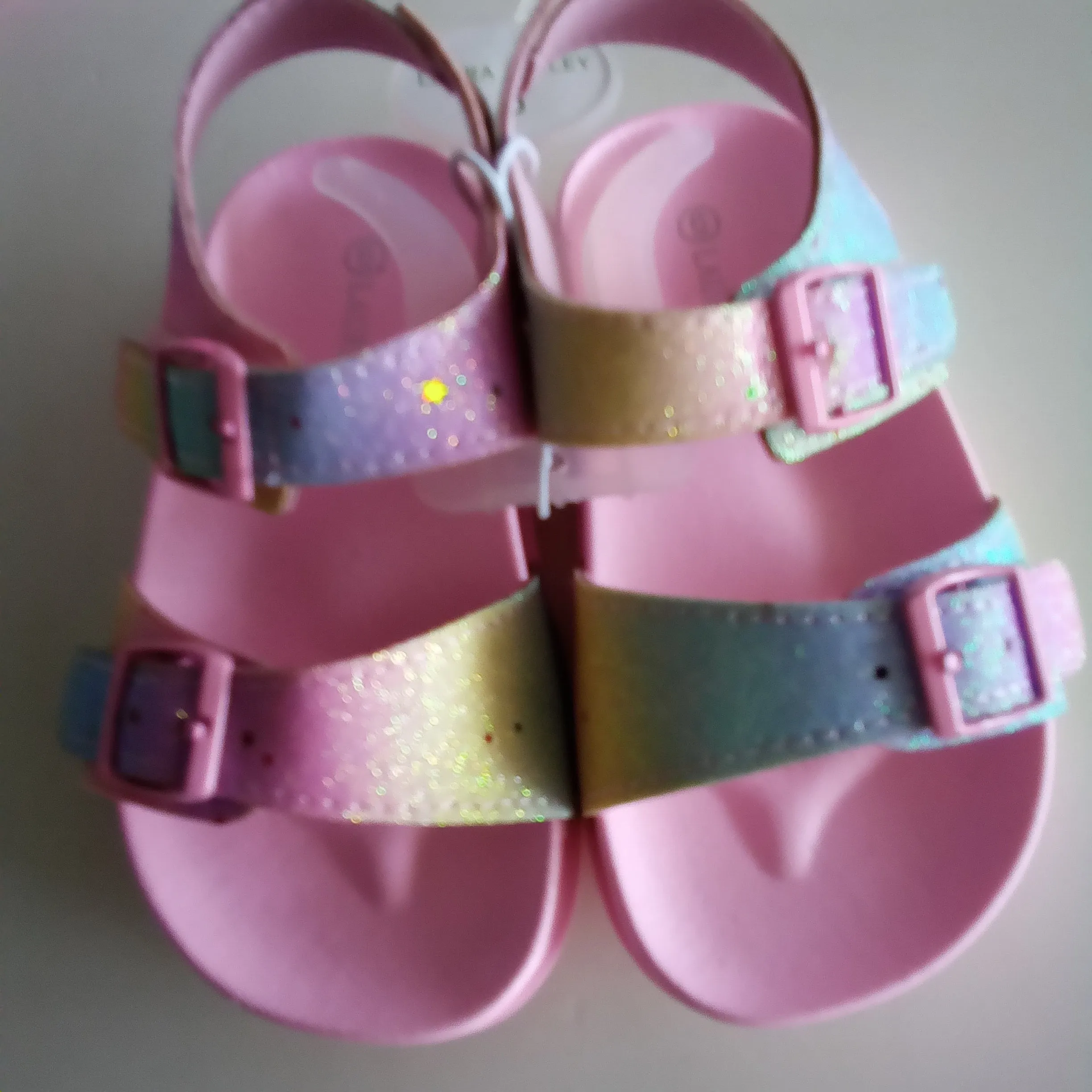 Pastel Glitz Sandals | Laura Ashley