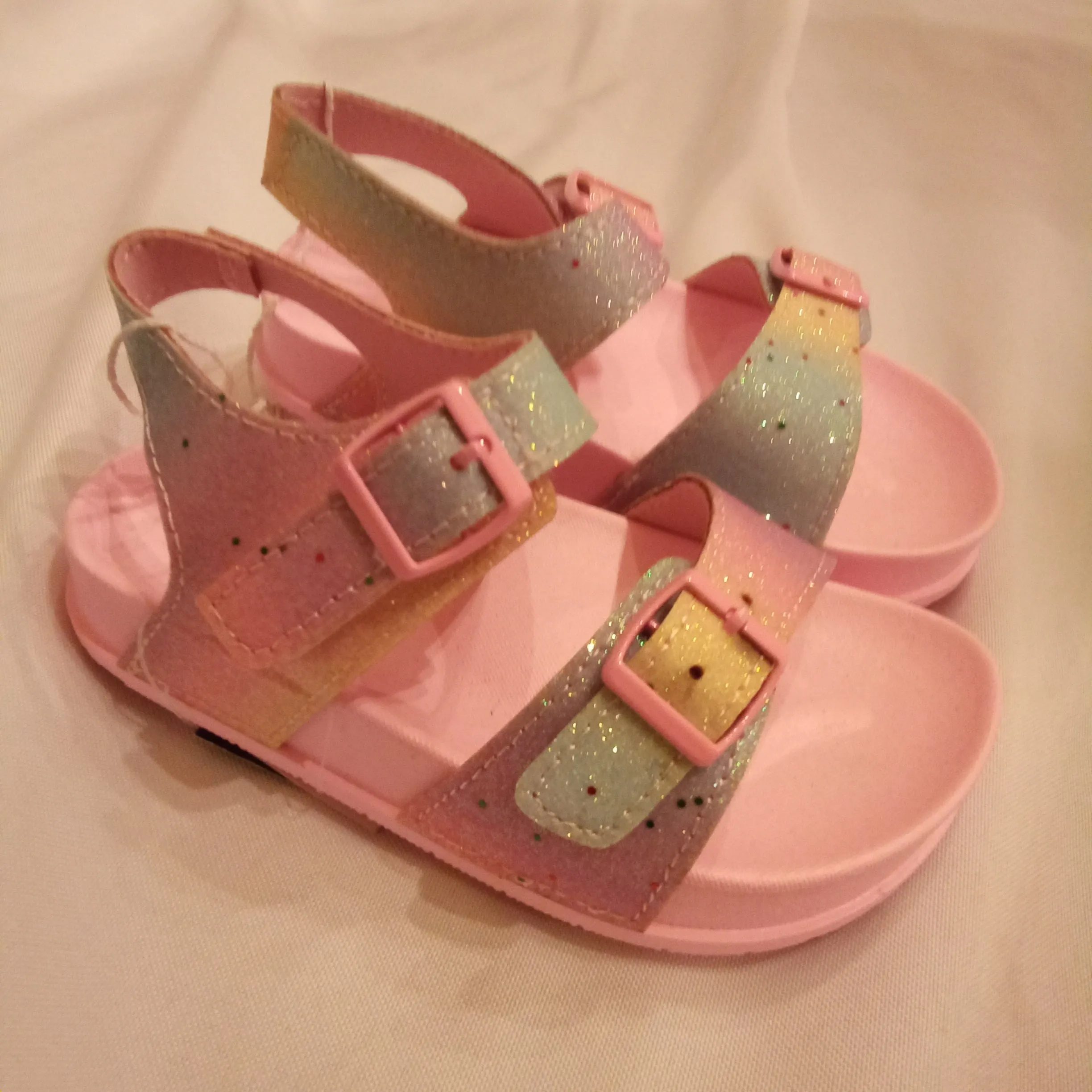 Pastel Glitz Sandals | Laura Ashley