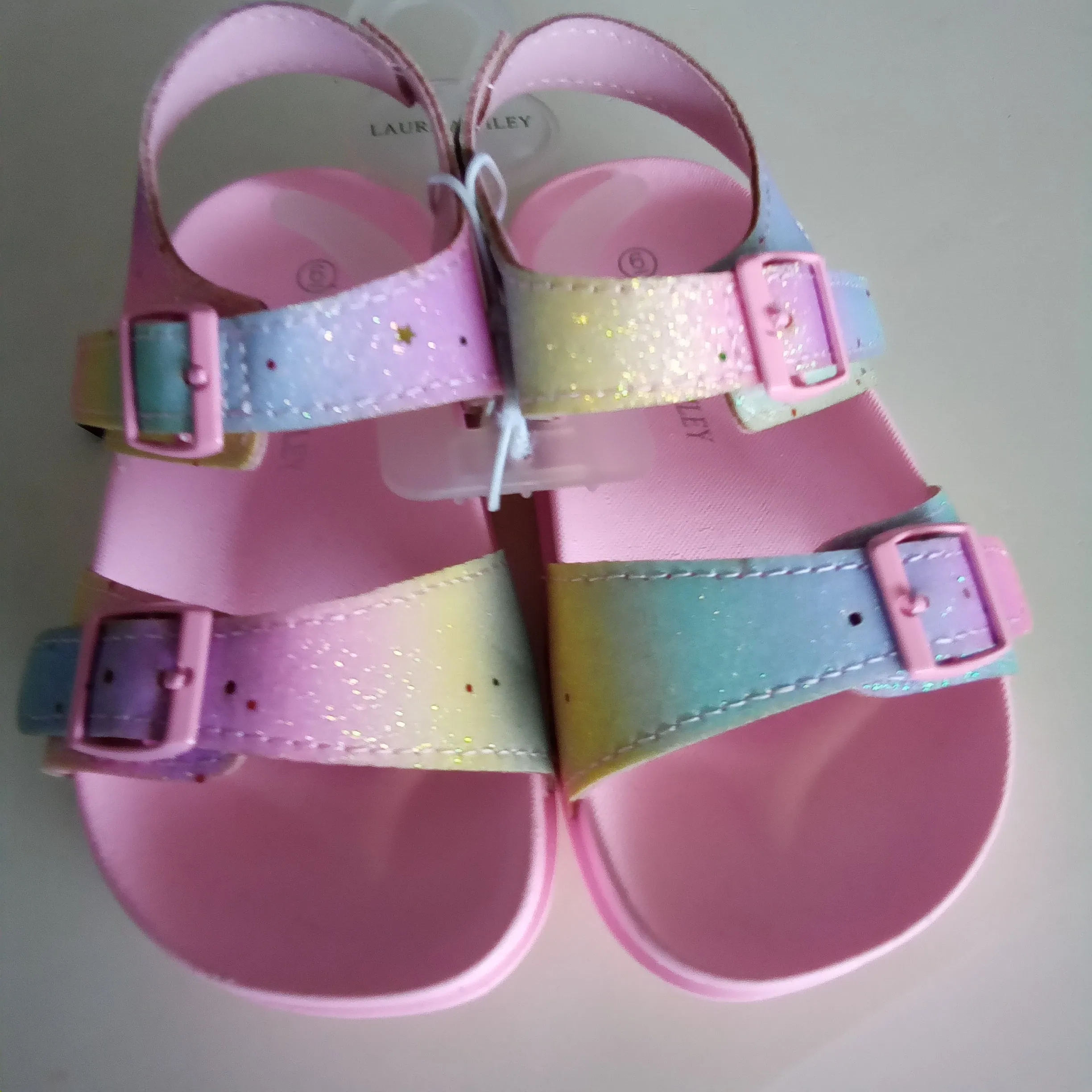 Pastel Glitz Sandals | Laura Ashley