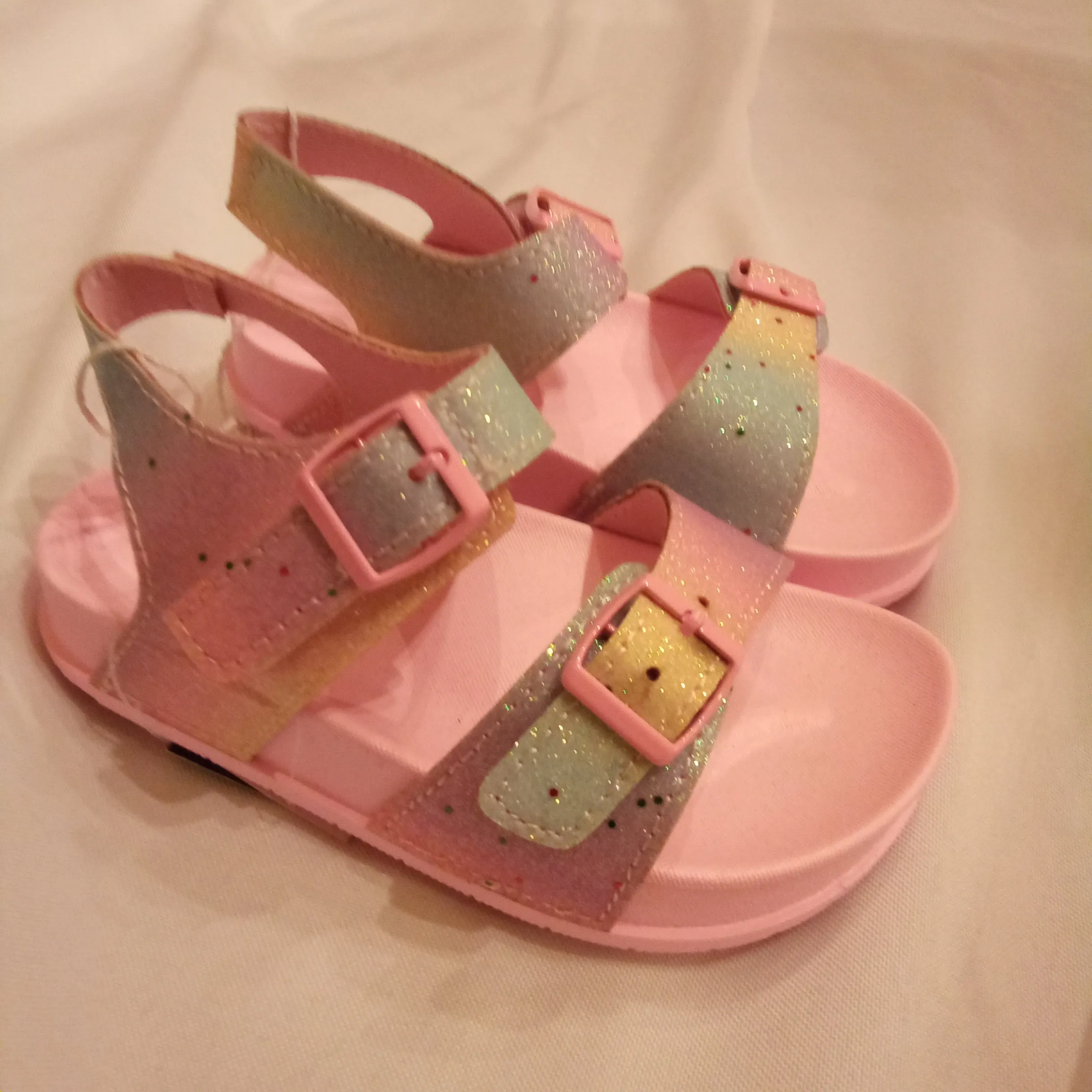 Pastel Glitz Sandals | Laura Ashley