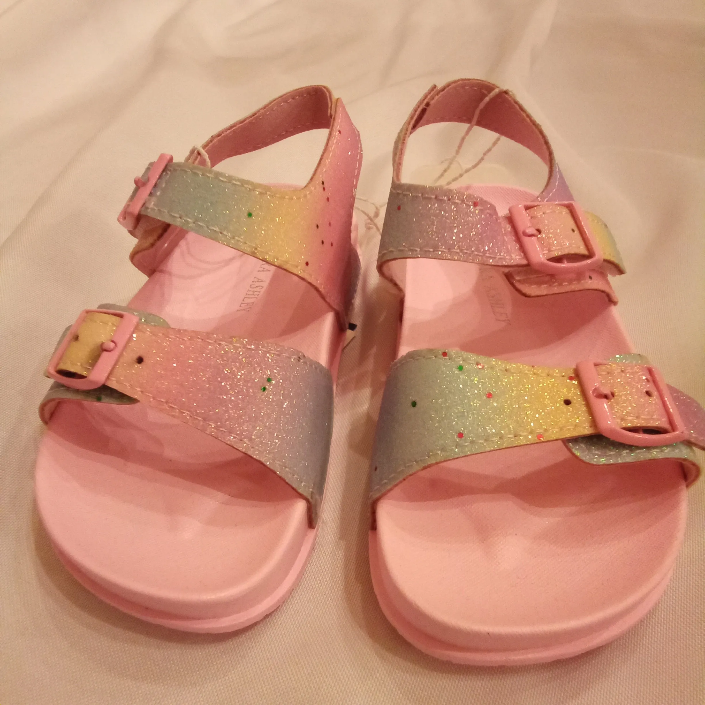 Pastel Glitz Sandals | Laura Ashley