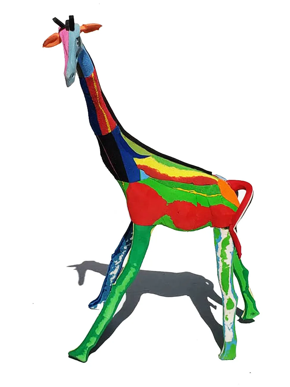 Recycled Rubber Giraffe Large