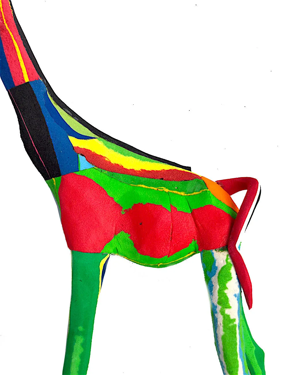 Recycled Rubber Giraffe Large