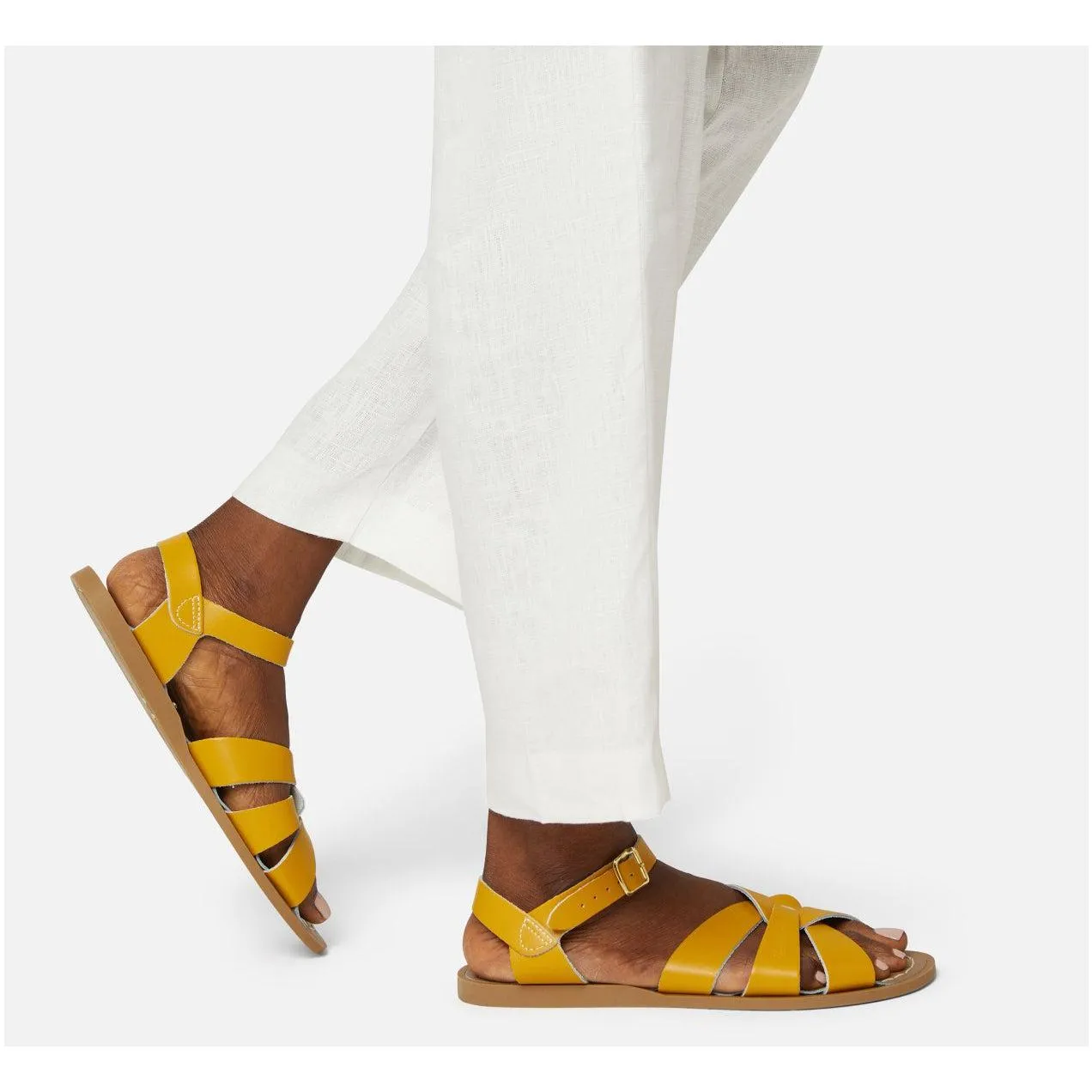 Saltwater Original Sandals - Mustard - Adult