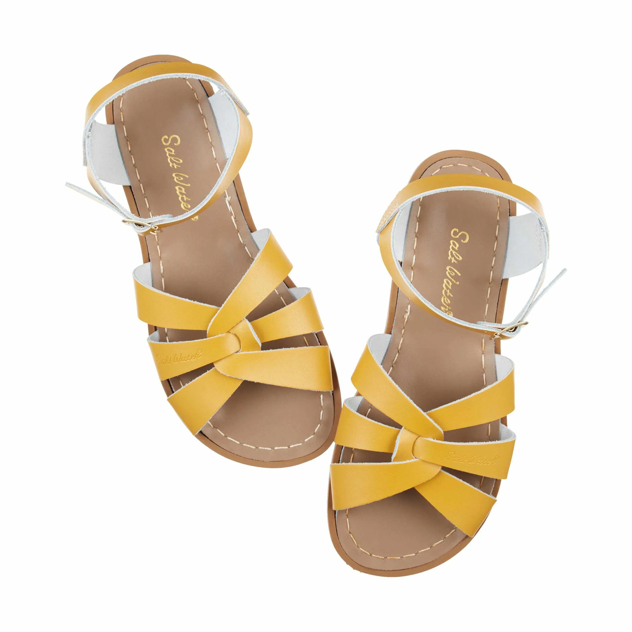 Saltwater Original Sandals - Mustard - Adult