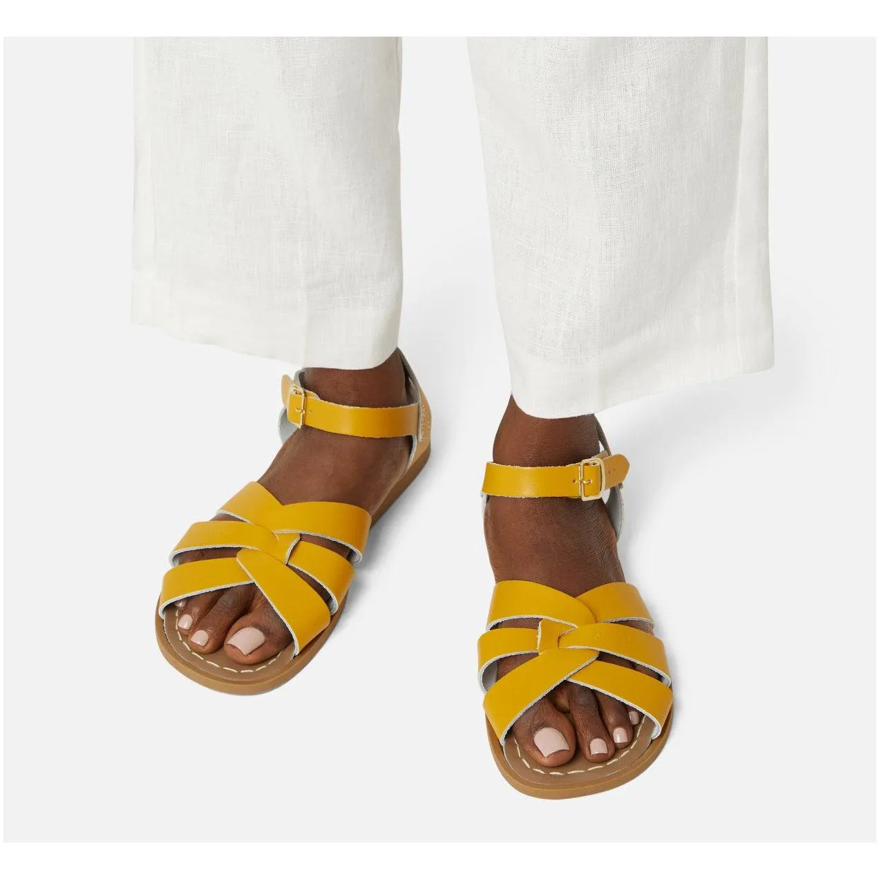 Saltwater Original Sandals - Mustard - Adult