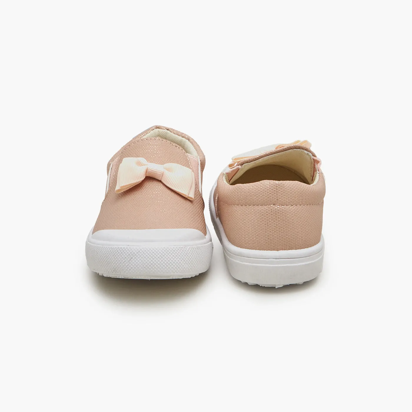 Shimmery Slip-On Shoes