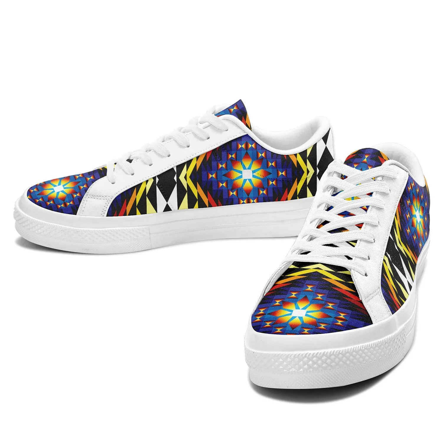 Sunset Blanket Aapisi Low Top Canvas Shoes White Sole