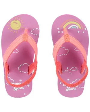 Sunshine & Rainbows Flip Flops