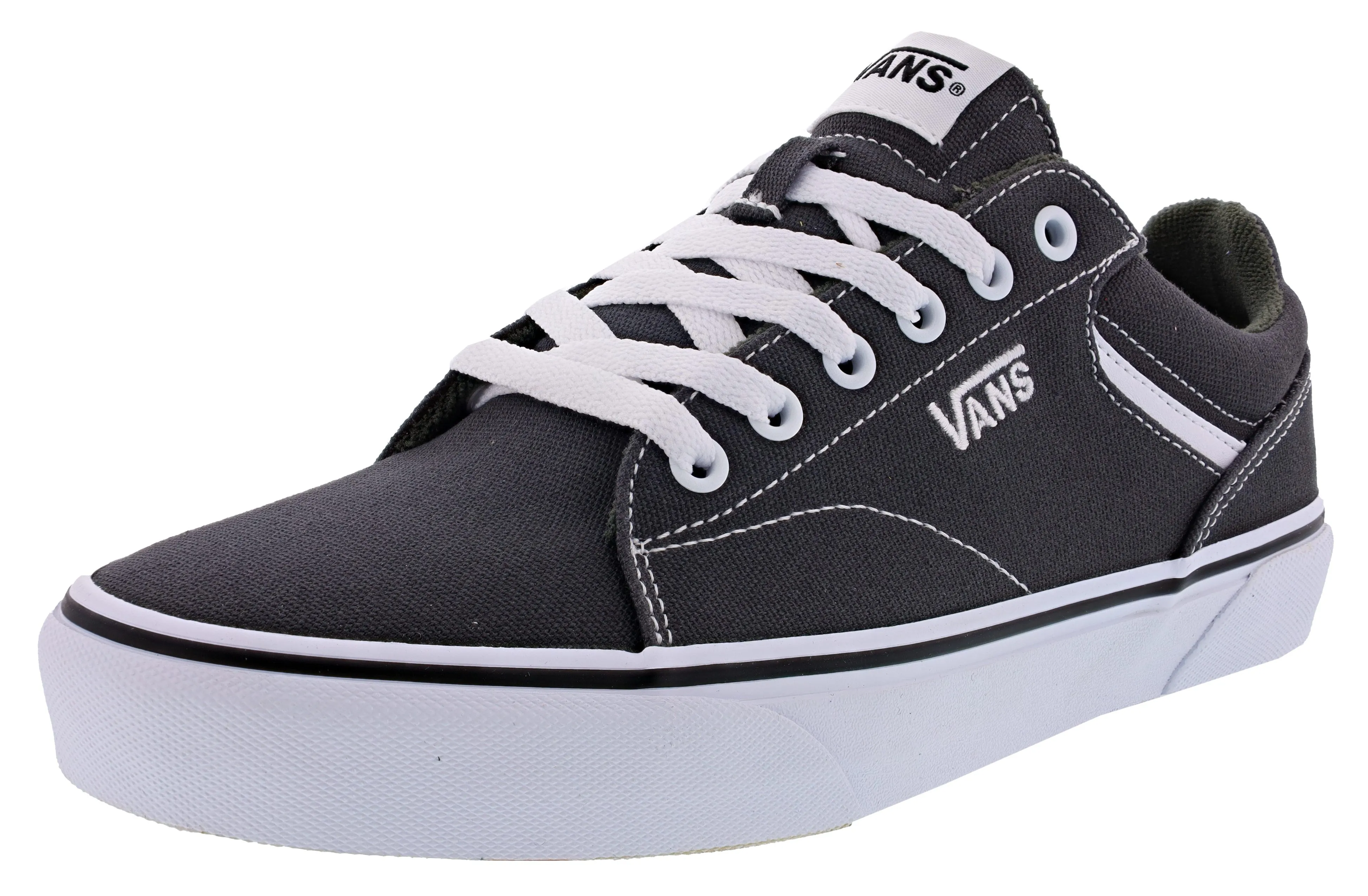 Vans Men's Seldan Low Vulcanized Rubber Lace Up Shoes