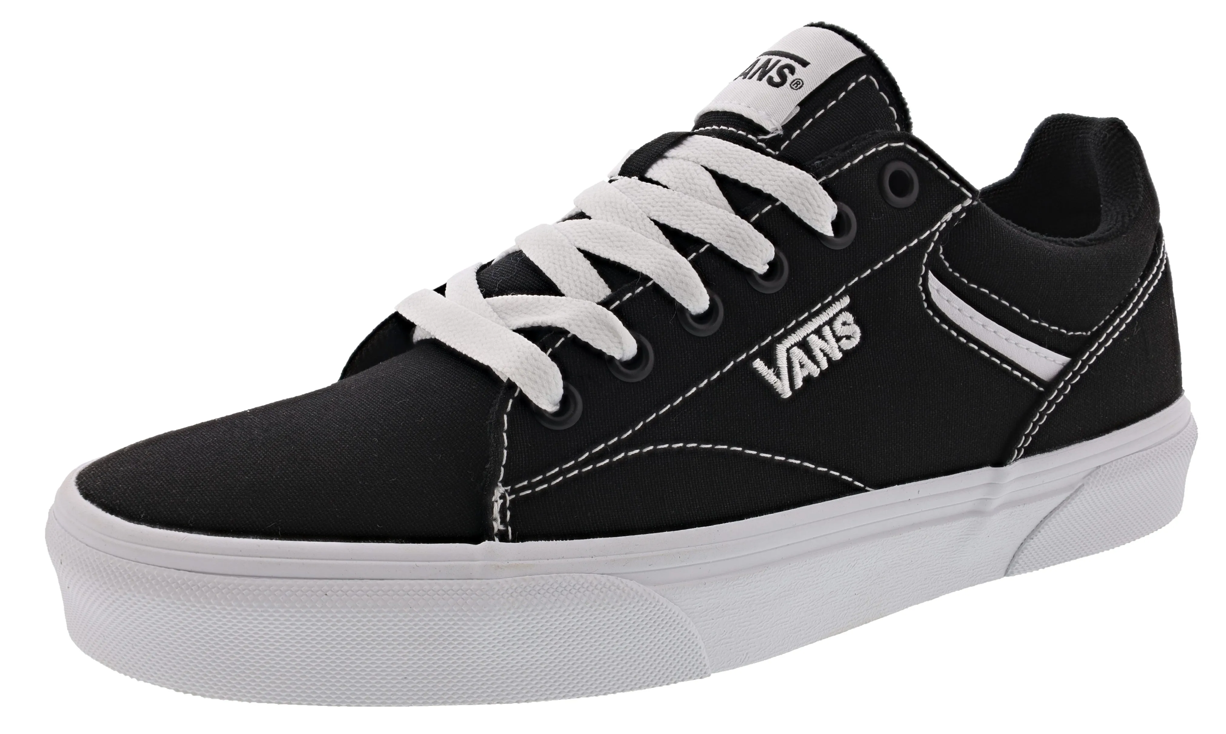 Vans Men's Seldan Low Vulcanized Rubber Lace Up Shoes