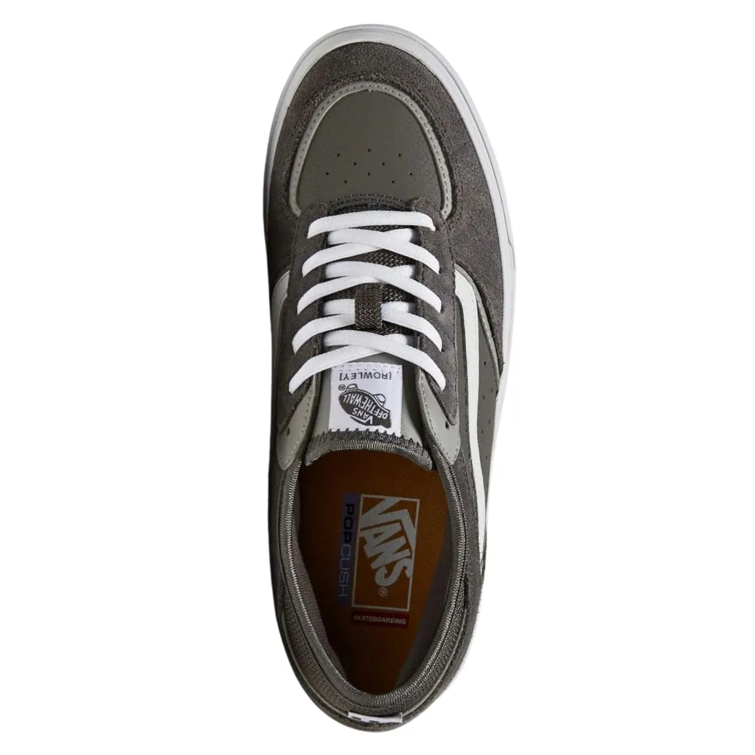 Vans Rowley Skate Shoes - Grey/White