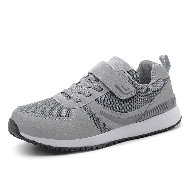 Women's breathable platform buckle tennis running sneakers