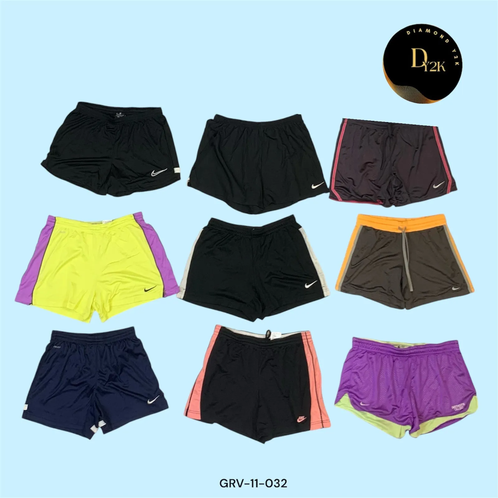 Y2K Nike Vintage Sports Shorts – Retro Active Vibe (GRV-11-032)